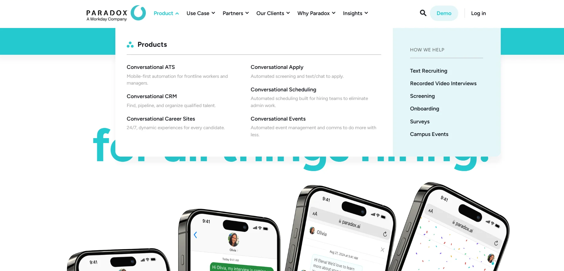 Paeadox Olivia Dashboard
