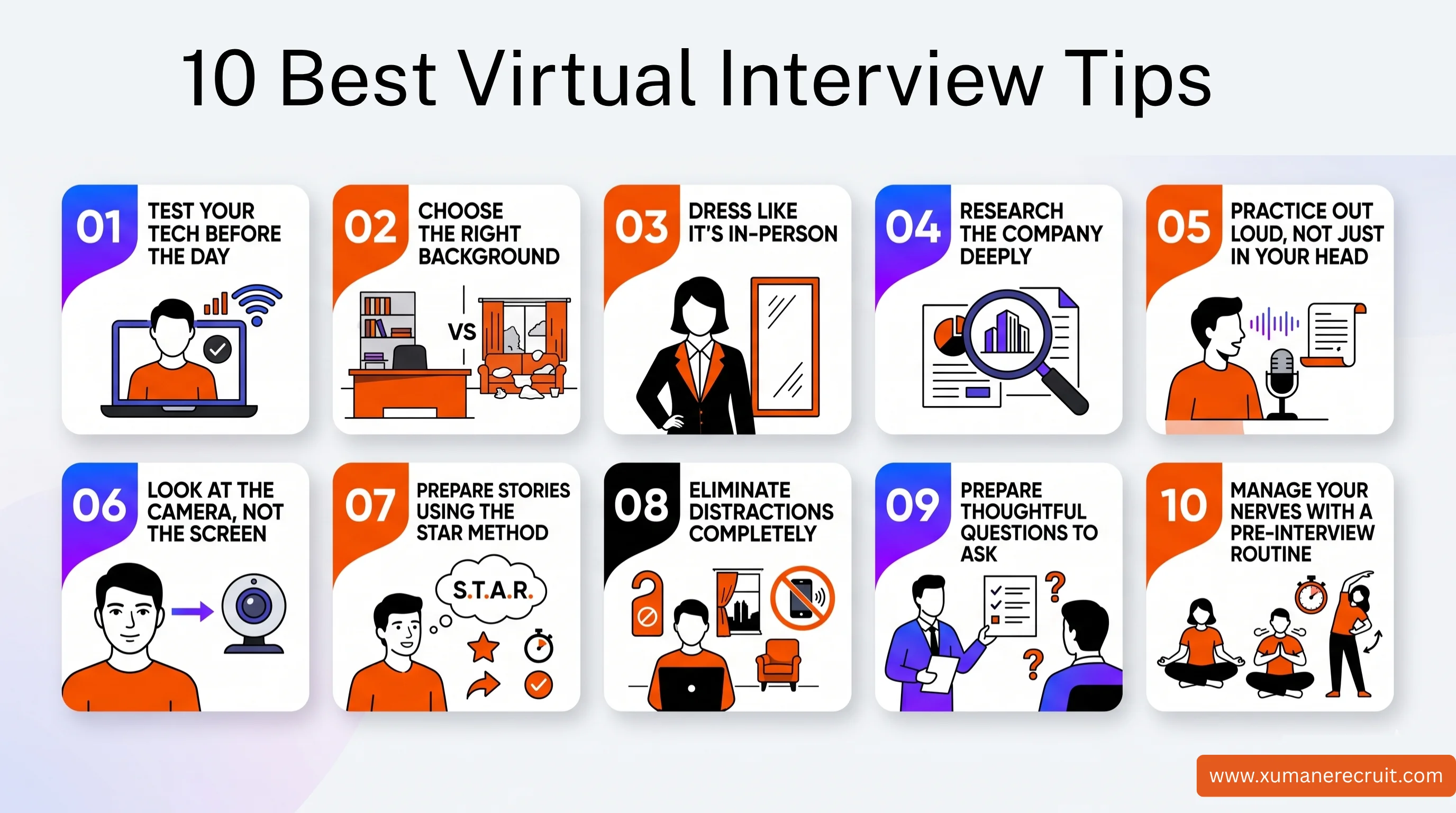 Best 10 Virtual Interview Tips